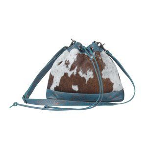 Myra Bag Bucket Shoulder Bag-Vibrant Edges Bucket Bag
